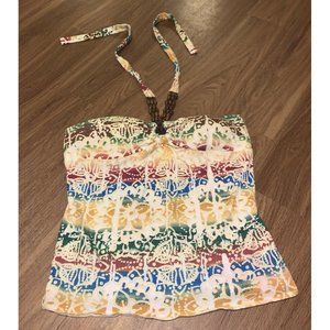 Cato Sz L Multicolor Tube Top Large Neck Tie